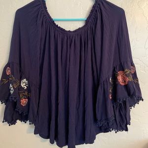 Off the shoulder blouse